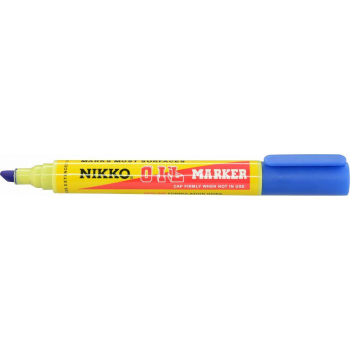 Nikko Chisel Tip Permanent Marker Blue EACH